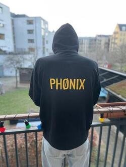 Hoodie hættesweat Junior m. Phønix logo