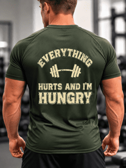 Funktionel T-shirt med statement