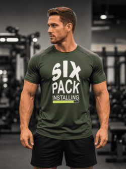Funktionel T-shirt med statement
