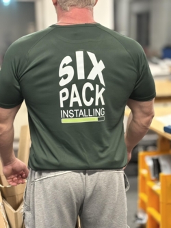 Funktionel T-shirt med statement