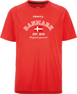 Danmarks T-shirt fra Craft