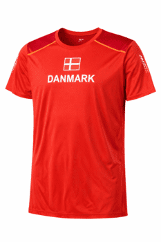 Løbe Tee Herre  med Danmarks Tryk (Nyhed)