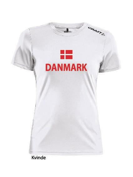 T-shirt Craft Rush med DK print, hvid