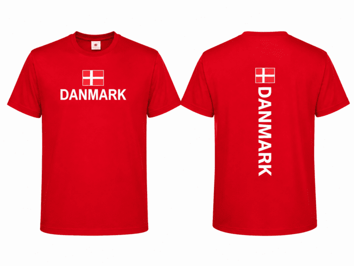 T-shirts med Danmarks Tryk