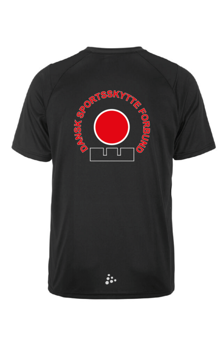 Støtte  funktionel T-shirt med DSF logo