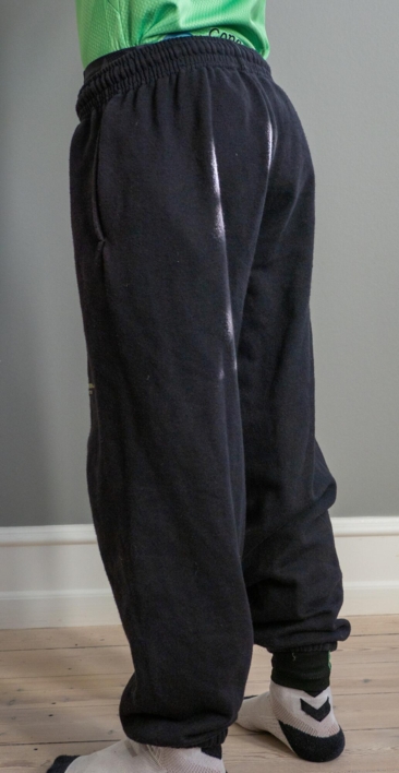 Jogging bukser med elastik forneden