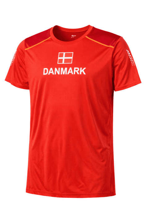 Løbe Tee Herre  med Danmarks Tryk (Nyhed)