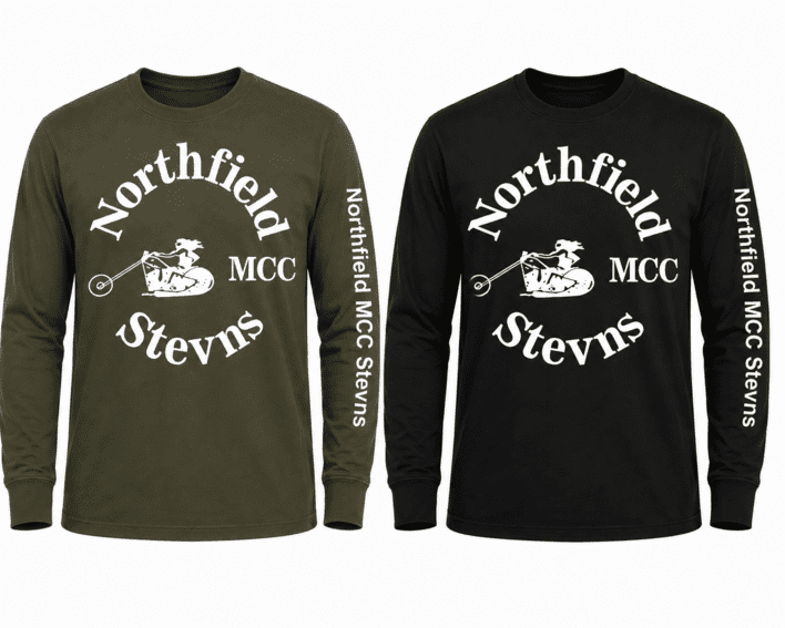 Langærmet T-shirt med Logo