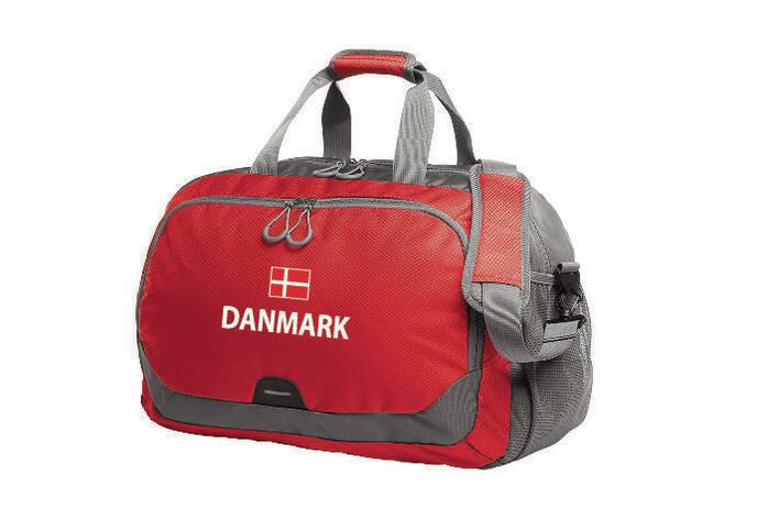 Sportstaske - DANMARK / DENMARK  tryk - Halfar