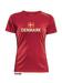 T-shirt Craft Rush med DK print, rød