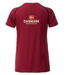 T-shirt rød -  med Masters print - Kvinde / Mand - James & Nicholson