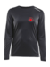 Langærmet funktionel bluse med DSF logo