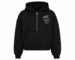 Halv Zip med Tryk