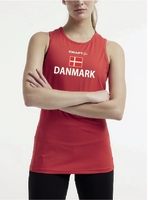 Slim Singlet med  DK tryk (Dame)